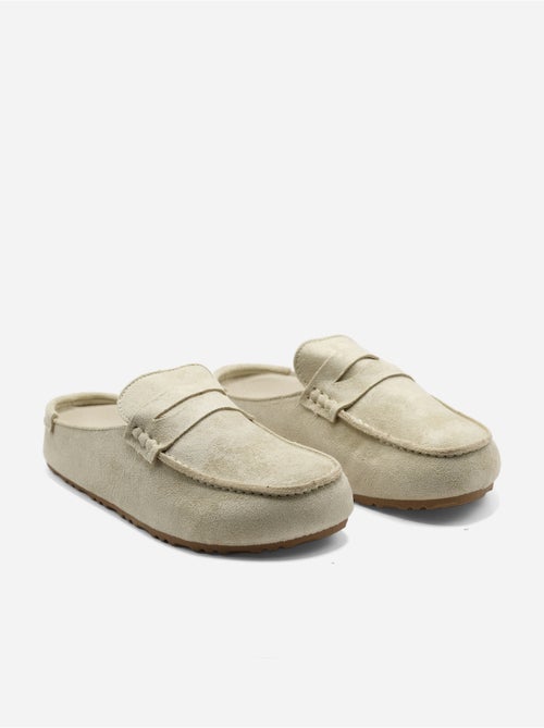 Mules effet daim - Kiabi Mules effet daim - Kiabi