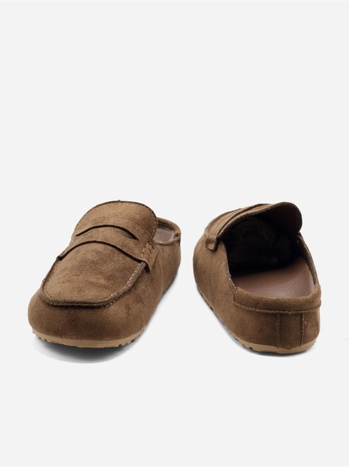 Mules effet daim - Kiabi Mules effet daim - Kiabi