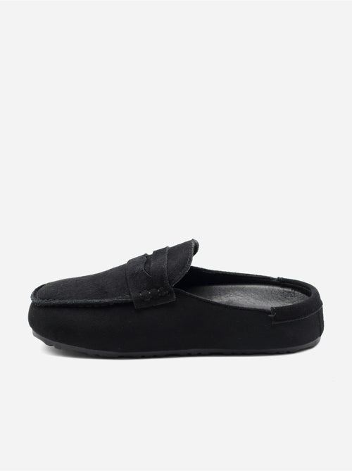 Mules effet daim - Kiabi