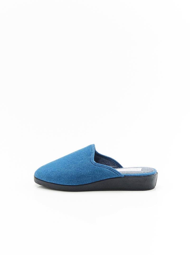 Mules effet jean - Damart Bleu - Kiabi