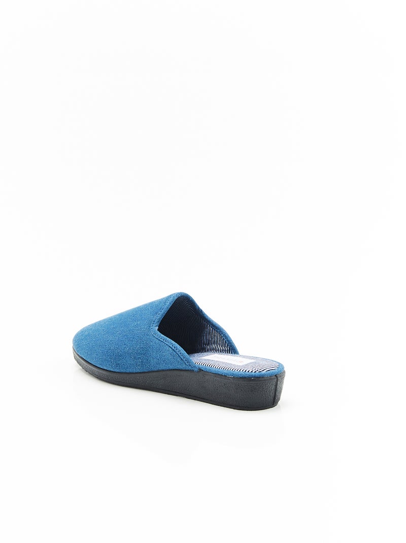Mules effet jean - Damart Bleu - Kiabi
