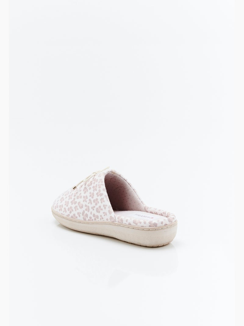 Mules emboîtantes en velours - Damart Marron - Kiabi