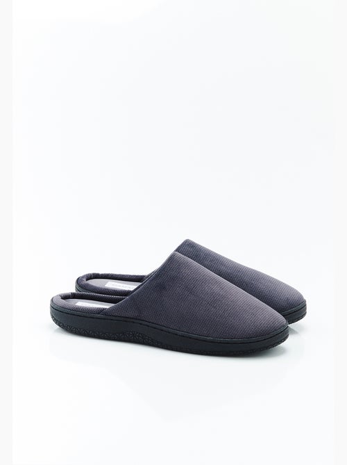 Mules emboîtantes homme en velours - Damart - Kiabi