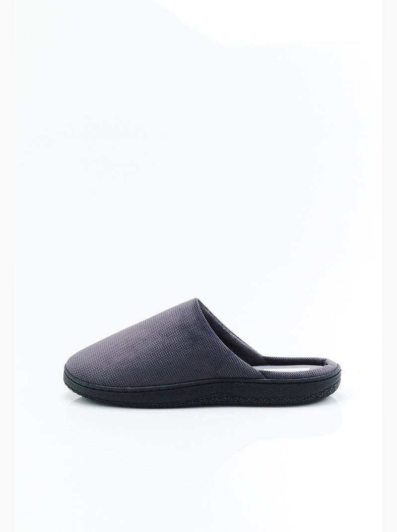 Mules emboîtantes homme en velours - Damart Gris - Kiabi
