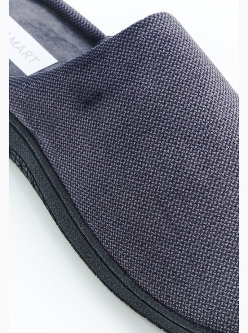 Mules emboîtantes homme en velours - Damart Gris - Kiabi