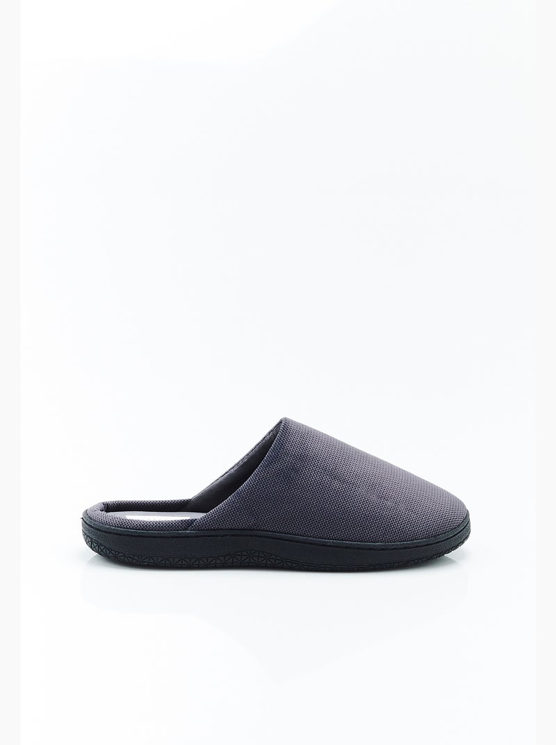 Mules emboîtantes homme en velours - Damart Gris - Kiabi