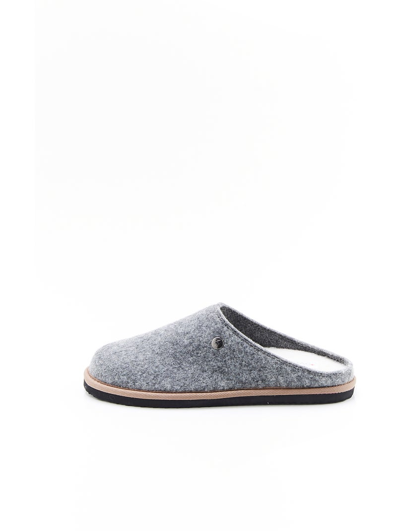 Mules emboîtantes Thermolactyl, homme - Damart Gris - Kiabi