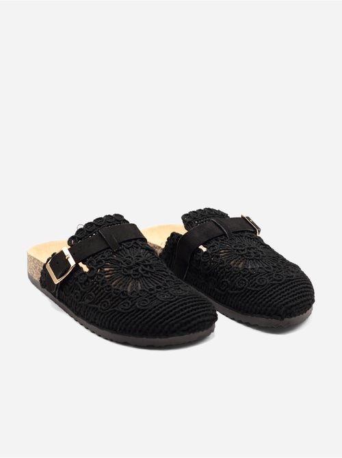Mules en crochet - Kiabi