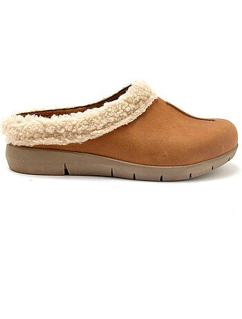 Mules en cuir à enfiler - pediconfort