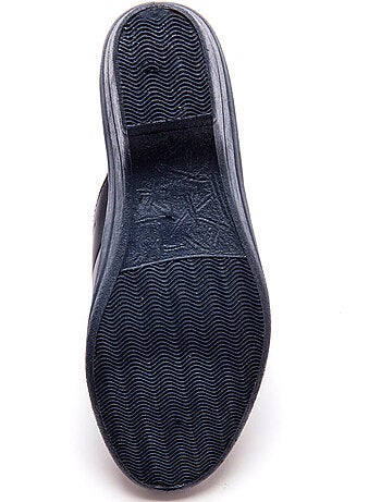 Mules en cuir ajouré