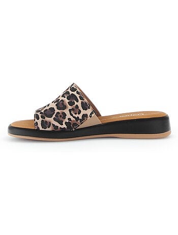 Mules en cuir