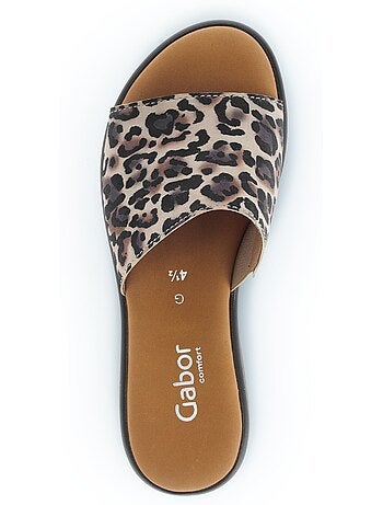 Mules en cuir