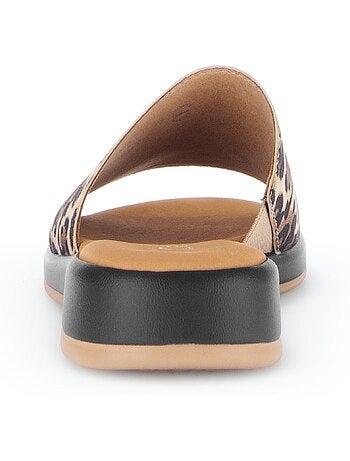 Mules en cuir