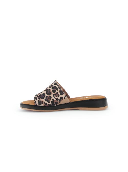 Mules  en cuir - Kiabi