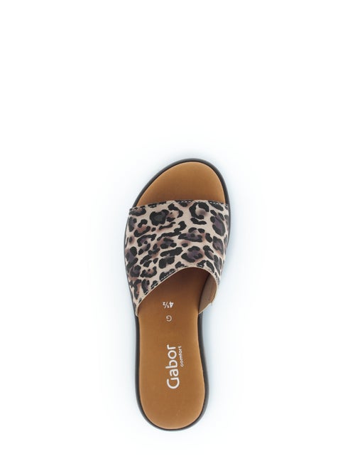 Mules  en cuir - Kiabi