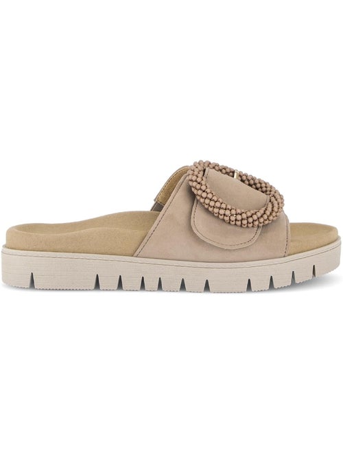 Mules  en cuir - Kiabi