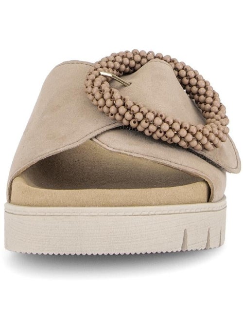 Mules  en cuir - Kiabi
