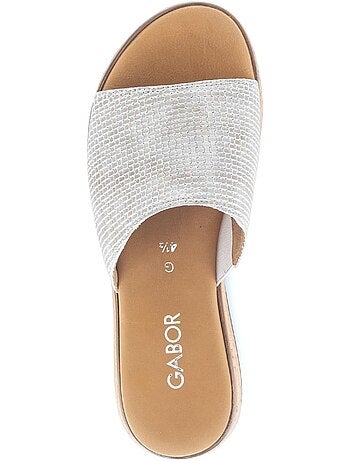 Mules en cuir