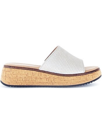 Mules en cuir