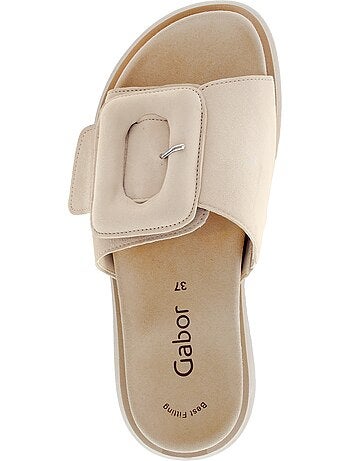 Mules en cuir