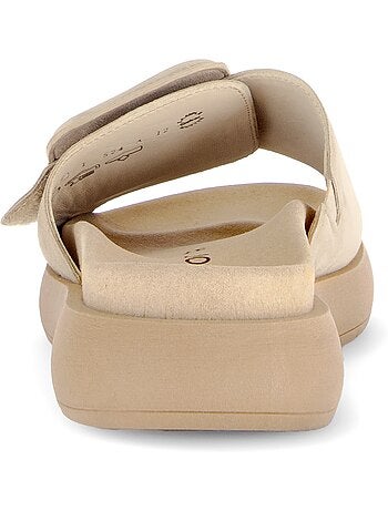 Mules en cuir