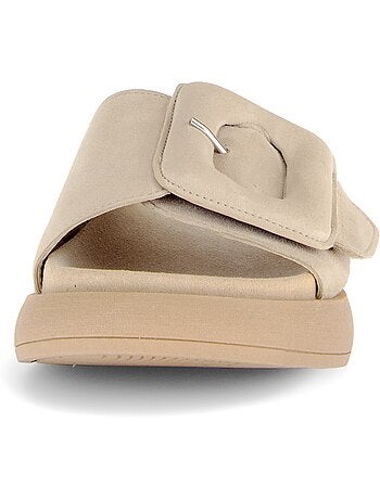 Mules en cuir