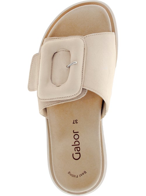 Mules  en cuir - Kiabi