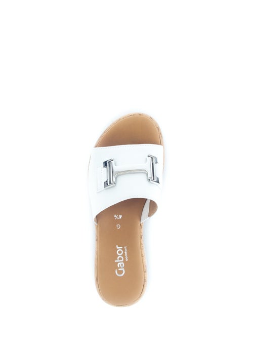 Mules  en cuir - Kiabi