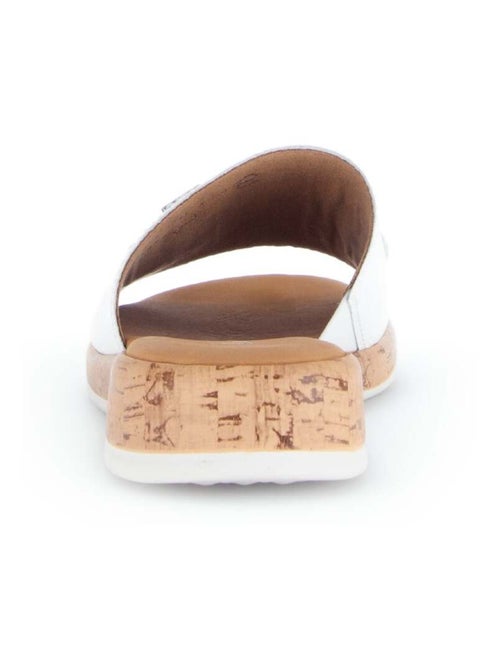 Mules  en cuir - Kiabi