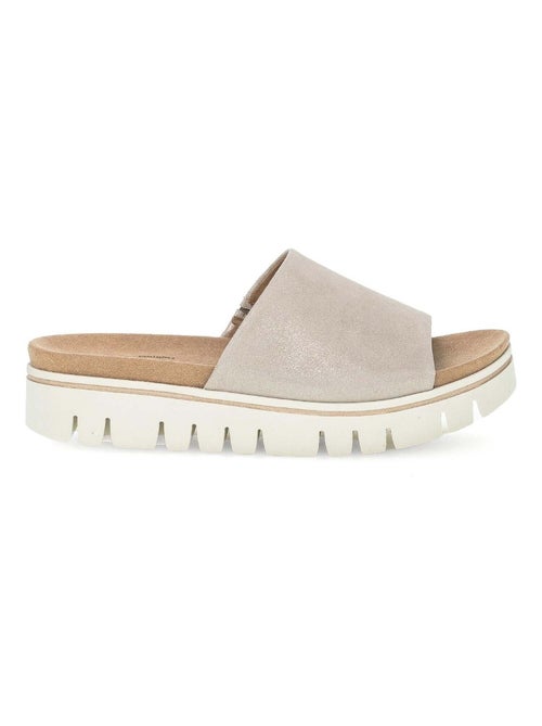 Mules  en cuir - Kiabi