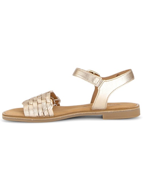 Mules  en cuir - Kiabi