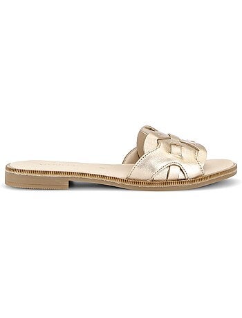 Mules en cuir