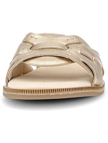 Mules en cuir
