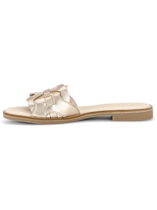Mules  en cuir - Kiabi