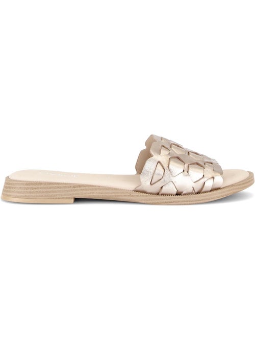 Mules  en cuir - Kiabi