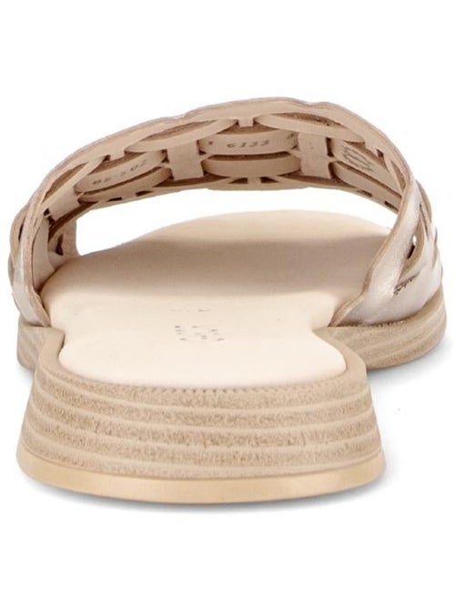 Mules  en cuir - Kiabi