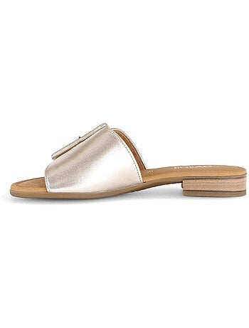 Mules en cuir
