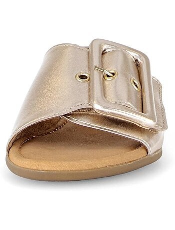 Mules en cuir