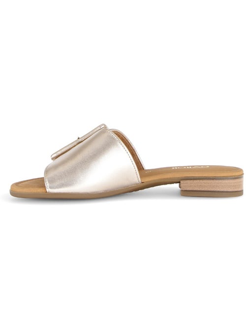 Mules  en cuir - Kiabi