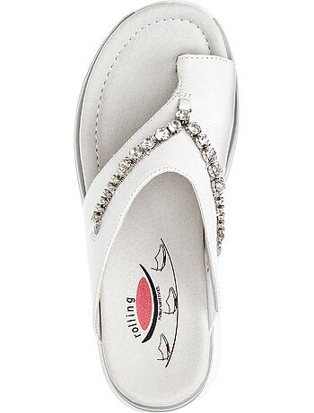Mules en cuir lisse