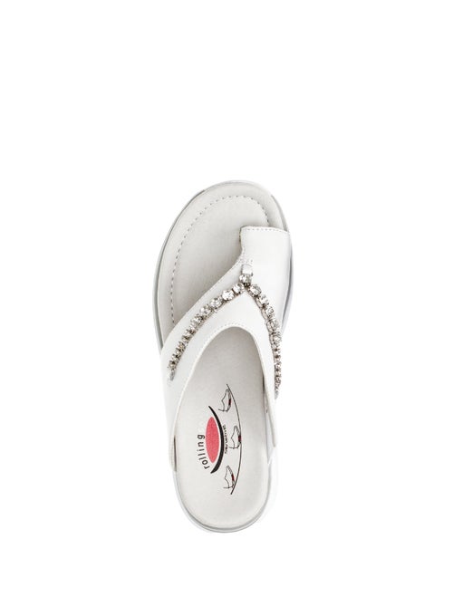 Mules  en cuir lisse - Kiabi