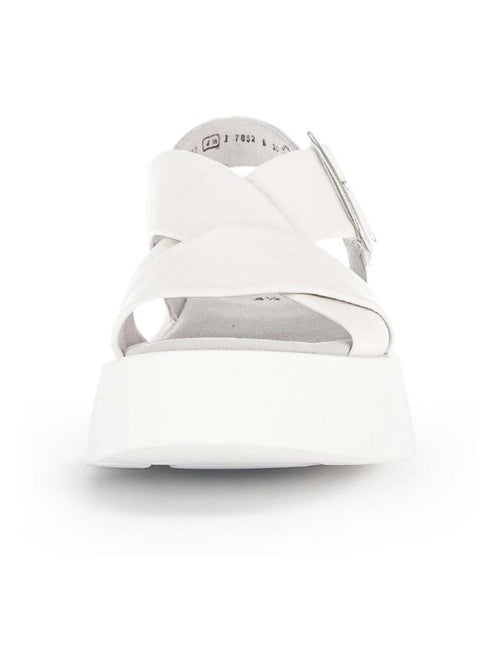 Mules  en cuir lisse - Kiabi