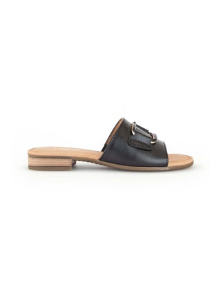 Mules  en cuir lisse