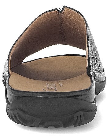 Mules en cuir