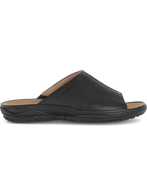 Mules  en cuir - Kiabi