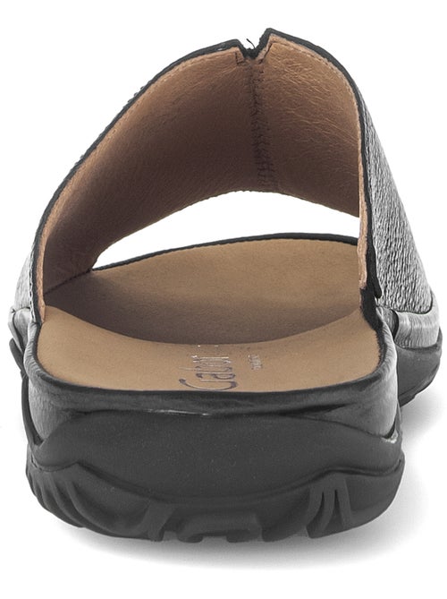 Mules  en cuir - Kiabi