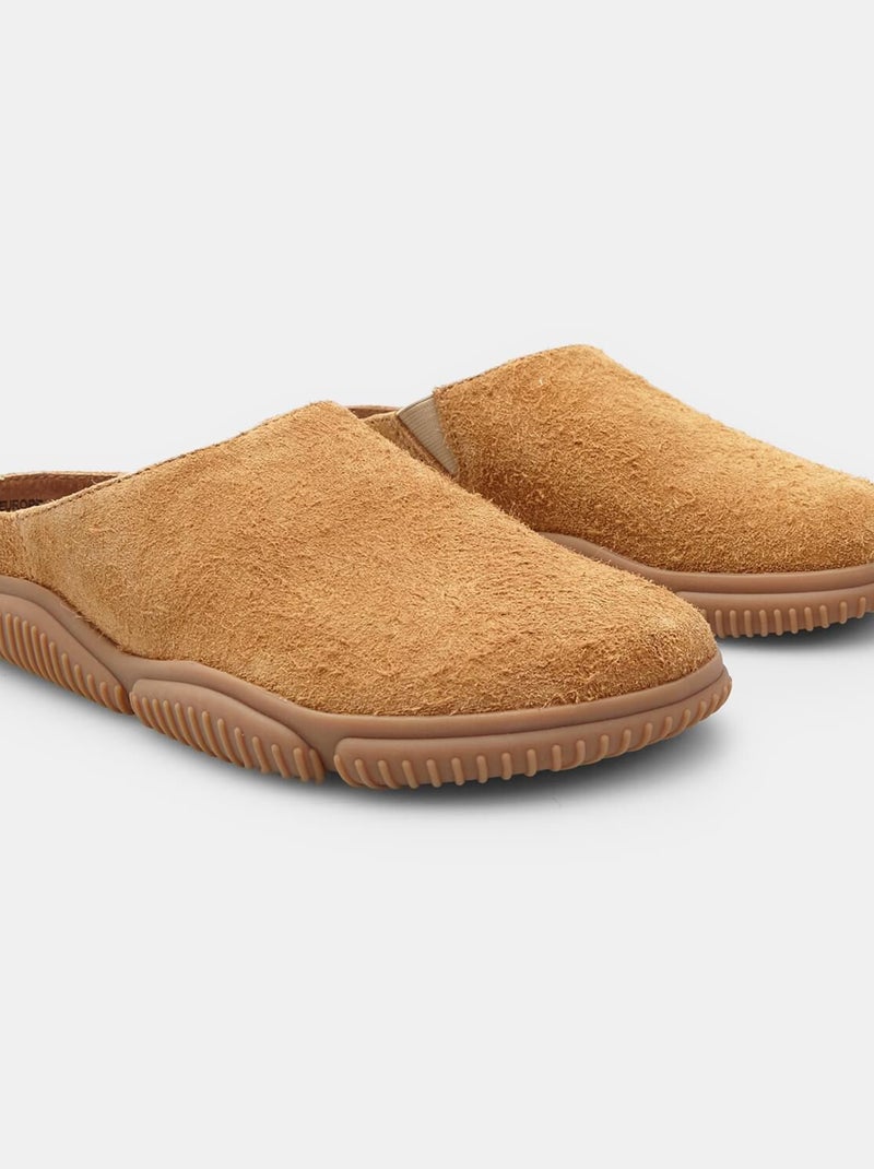 Mules en daim Bata Bronze - Kiabi