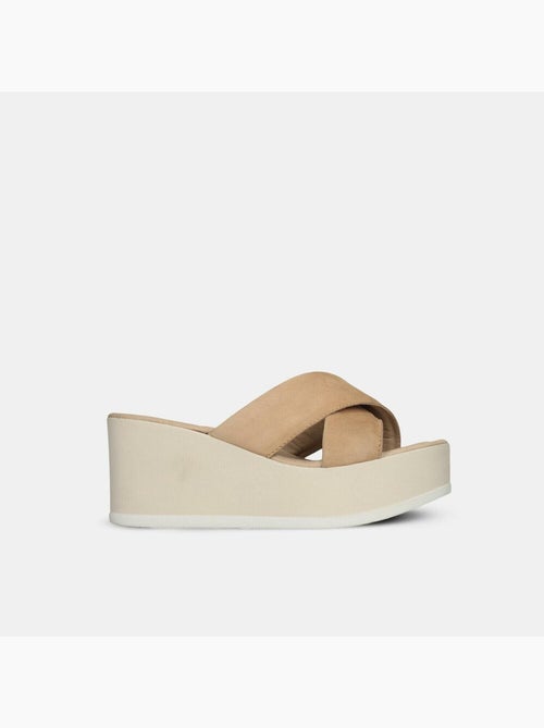 Mules en daim BATA - Kiabi