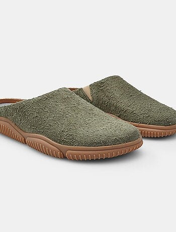 Mules en daim bata