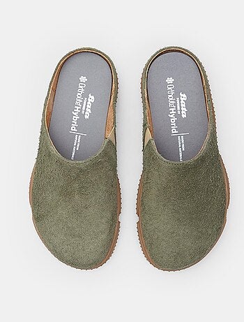 Mules en daim bata
